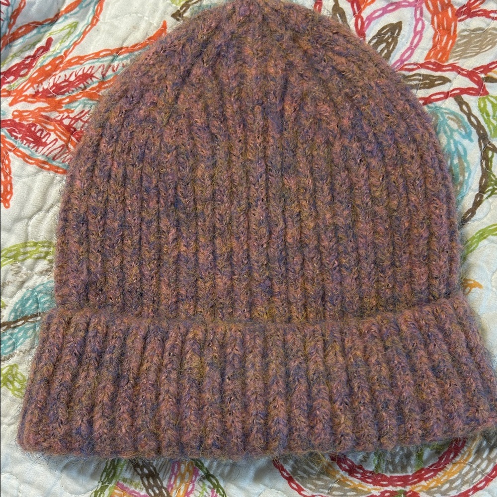Melrose MarketCozy Purple Knit Beanie